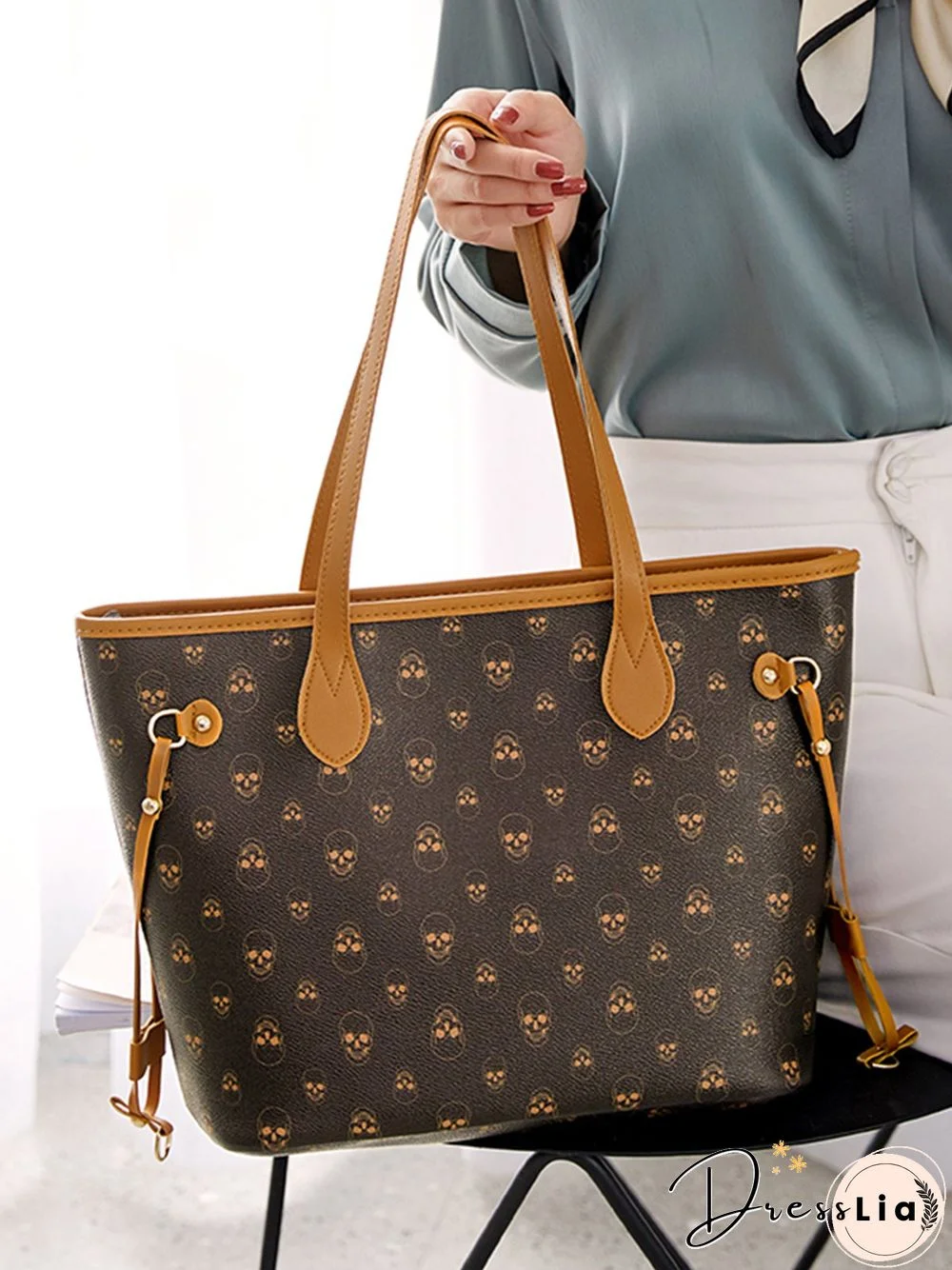 Fashion Prints Large Capacity Tote Bags Shoulder Bags