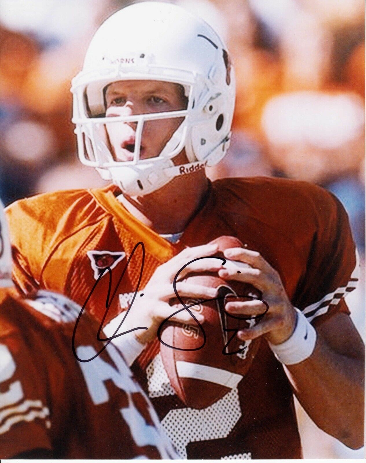 Chris Simms #0 8x10 Signed w/ COA Texas Longhorns 033119