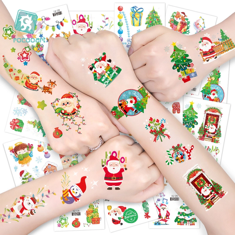 Christmas Christmas Tree Letter Transfer Stickers Tattoos & Body Art 1 Piece
