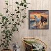 (40*40cm)Horse -  Full Round Drill Diamond Painting