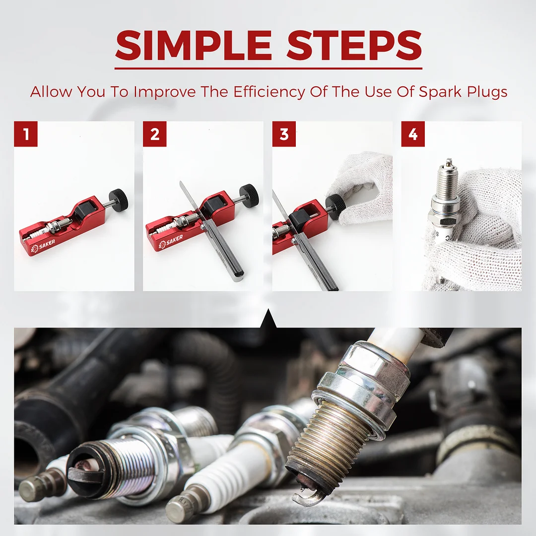 SAKER® Spark Plug Gap Tool