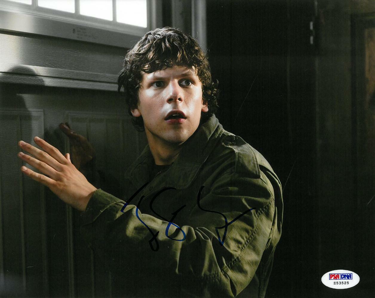 Jesse Eisengerg Signed 30 Minutes or Less Autographed 8x10 Photo Poster painting PSA/DNA #Z53525