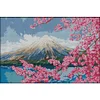 [Brand]Mount Fuji - 14CT Stamped Cross Stitch - 59*40cm - Natural