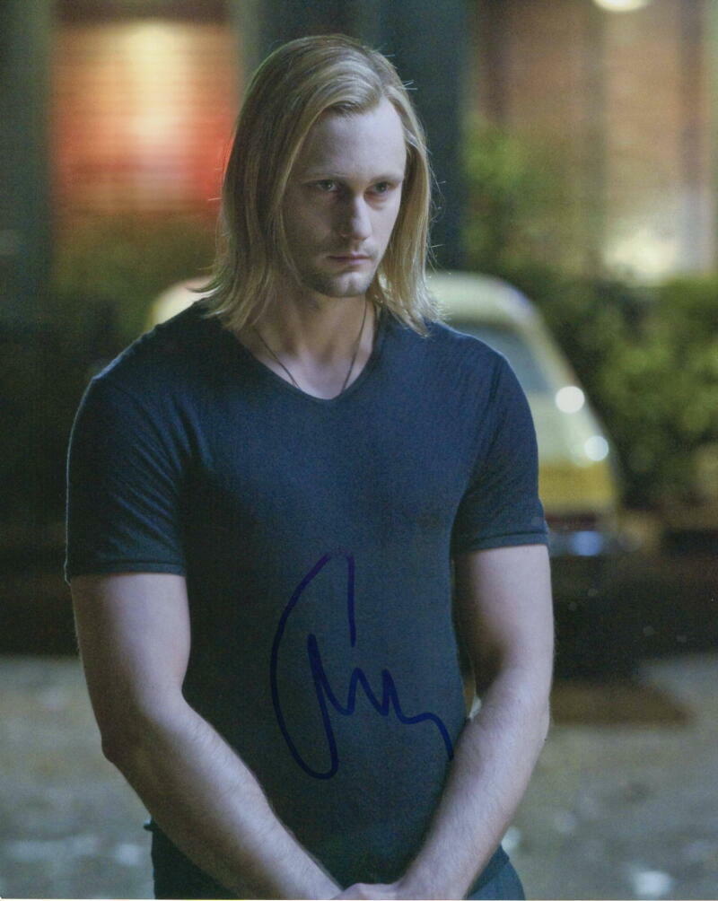 ALEXANDER SKARSGARD SIGNED AUTOGRAPH 8X10 Photo Poster painting - TRUE BLOOD, BIG LITTLE LIES