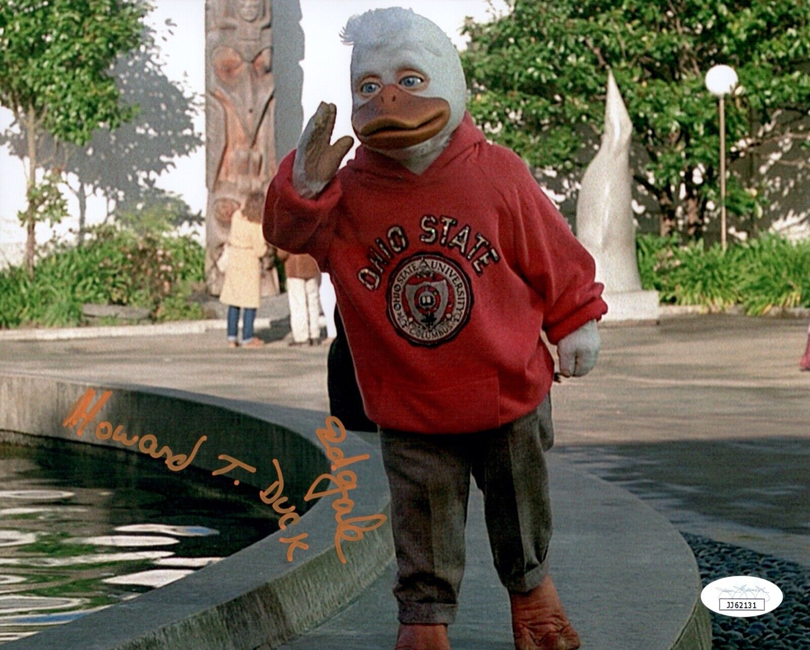 ED GALE Signed HOWARD THE DUCK 8x10 Photo Poster painting In Person Autograph JSA COA Cert