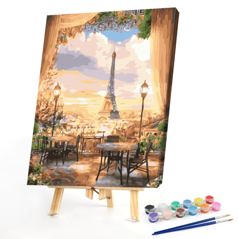 

40*50CM - Paint By Numbers - Eiffel Tower, 501 Original