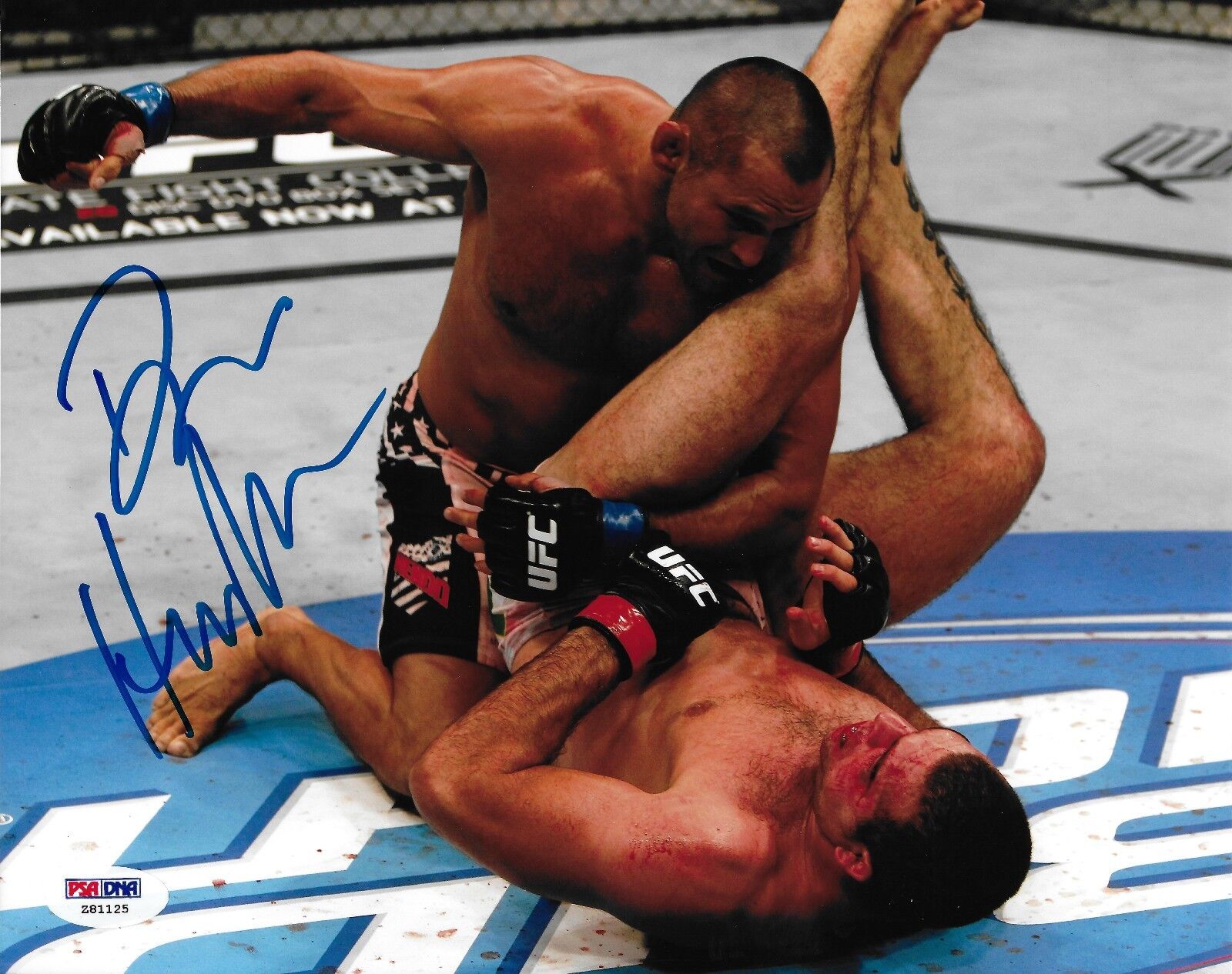 Dan Henderson Signed UFC 8x10 Photo Poster painting PSA/DNA COA 139 v Shogun Picture Autograph 1