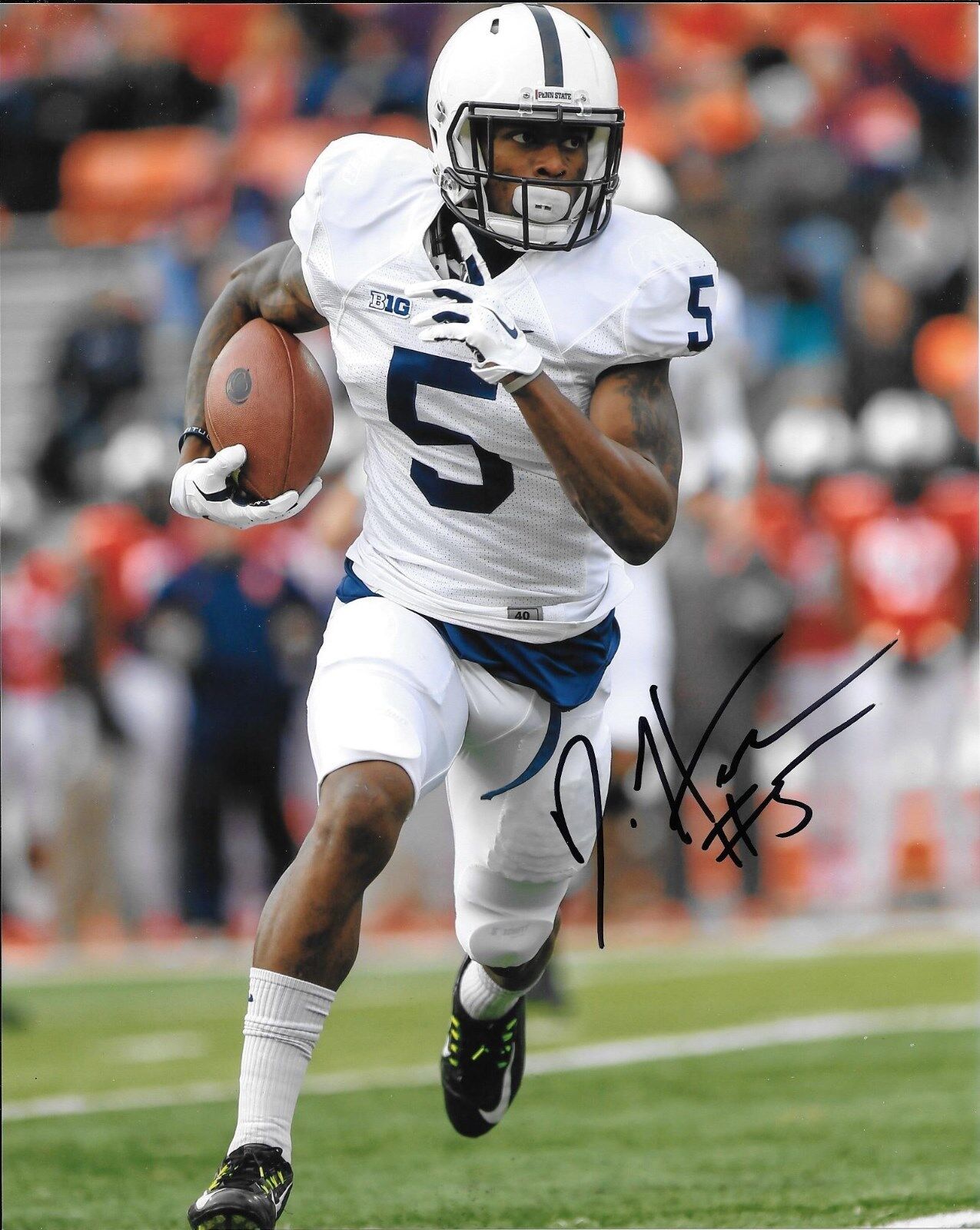 DAESEAN HAMILTON HAND SIGNED PENN STATE NITTANY LIONS 8X10 Photo Poster painting W/COA