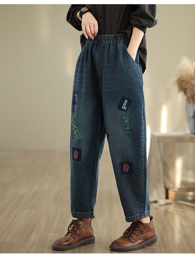 Women Half Sleeve V-neck Solid Color Dress