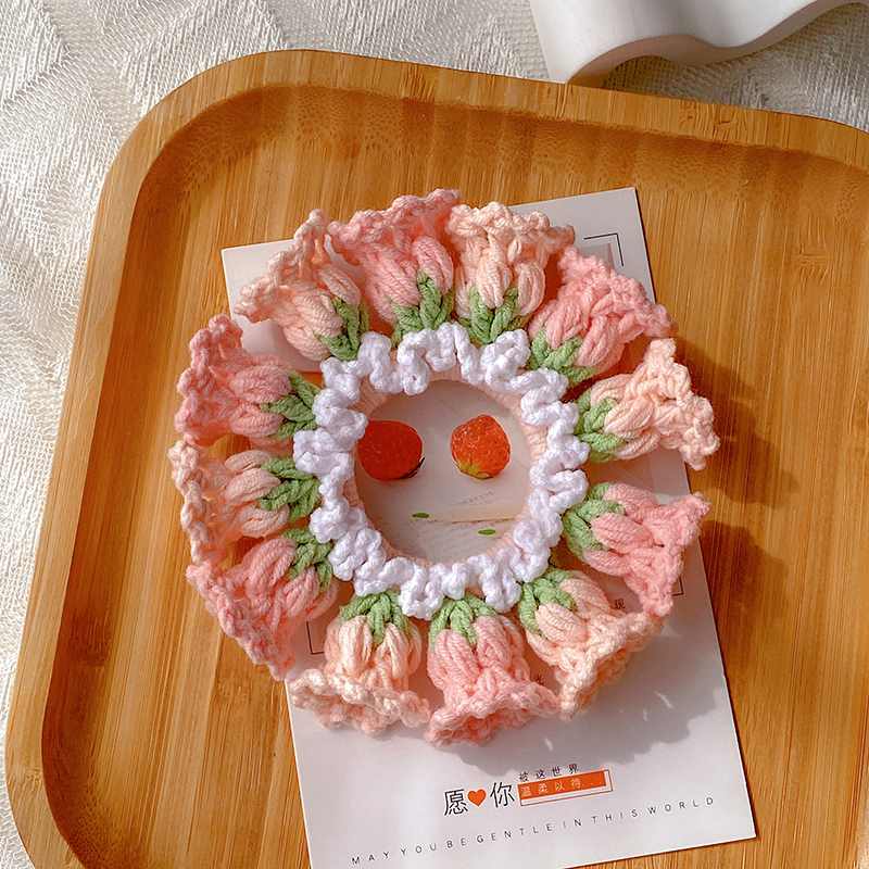 Crochet Flower Bouquet Headband