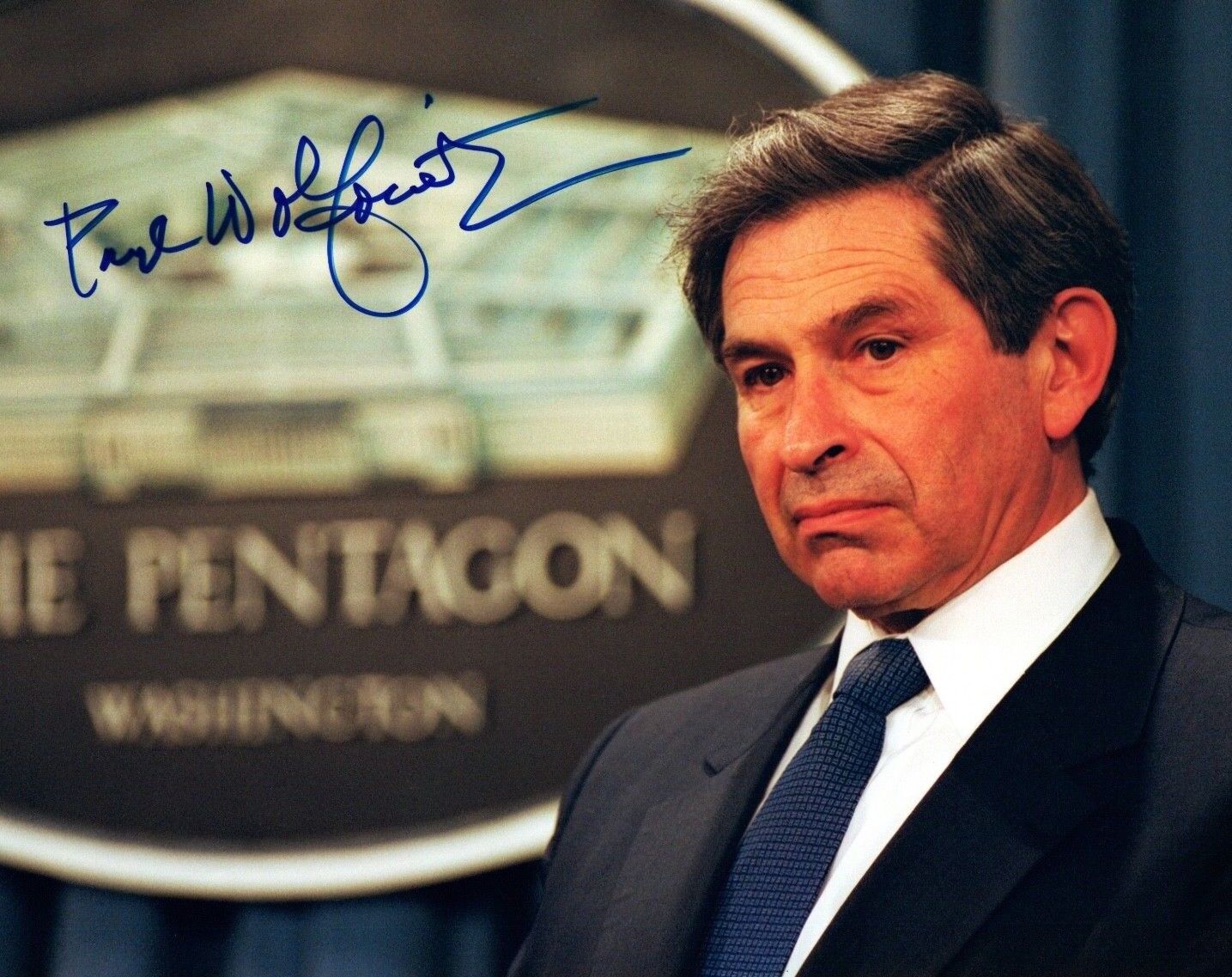 Paul Wolfowitz Signed Autographed 8x10 Photo Poster painting COA VD