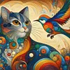 (Multi-Style) Cat Bird Lamb-11CT Stamped Cross Stitch 40*40cm/15.75*15.75in tapestrymarket