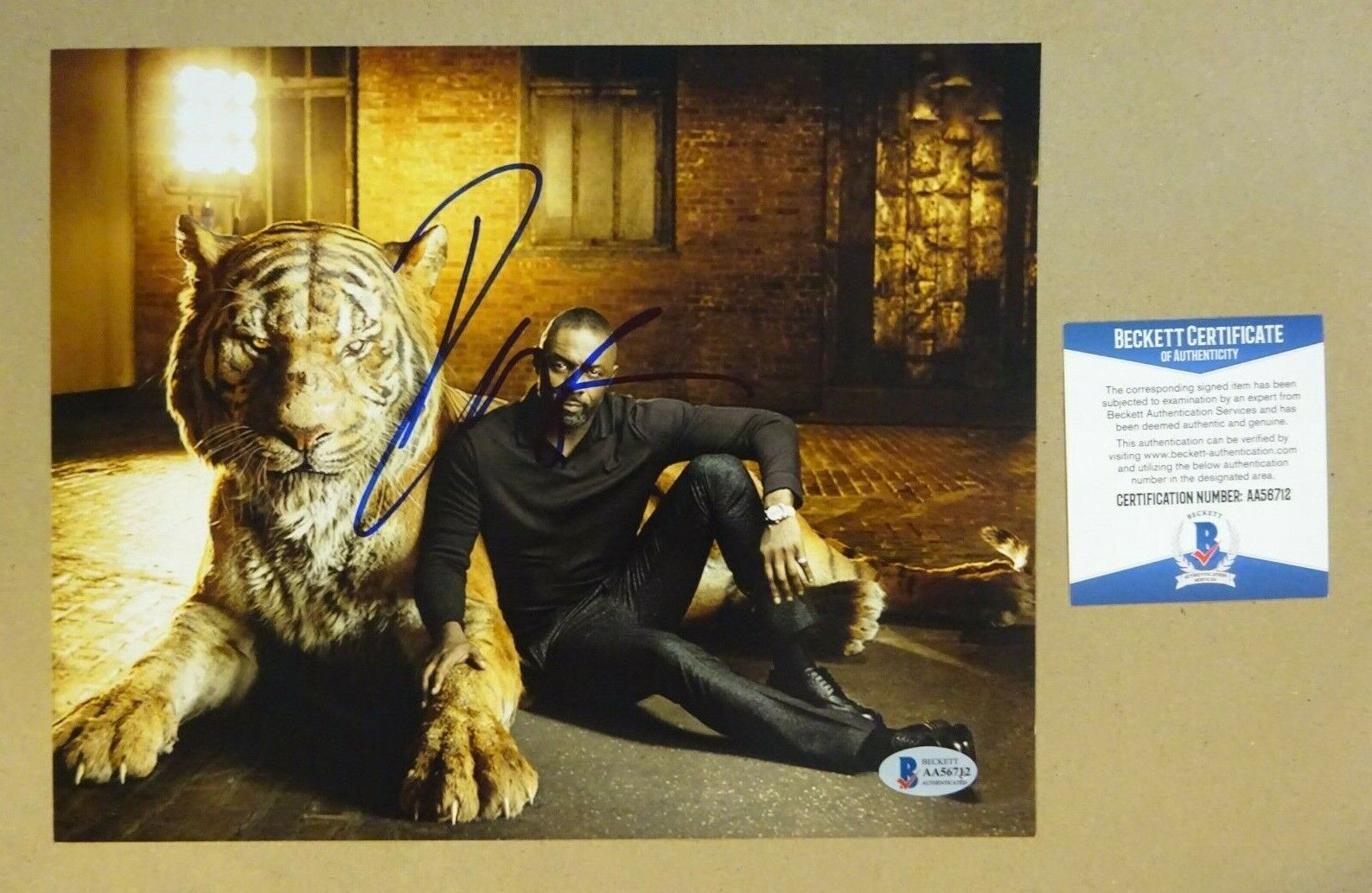 Signed IDRIS ELBA Autographed Jungle Book Photo Poster painting 8x10