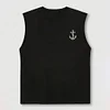 Men's Summer Seagull & Anchor Print Casual Sleeveless Tank Top by Inlyline