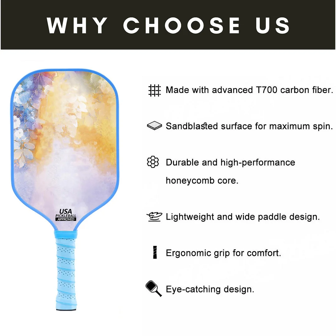 Original Paddle (16mm) T700 Sandblasted Carbon Fiber-Artistic Edge Paddle