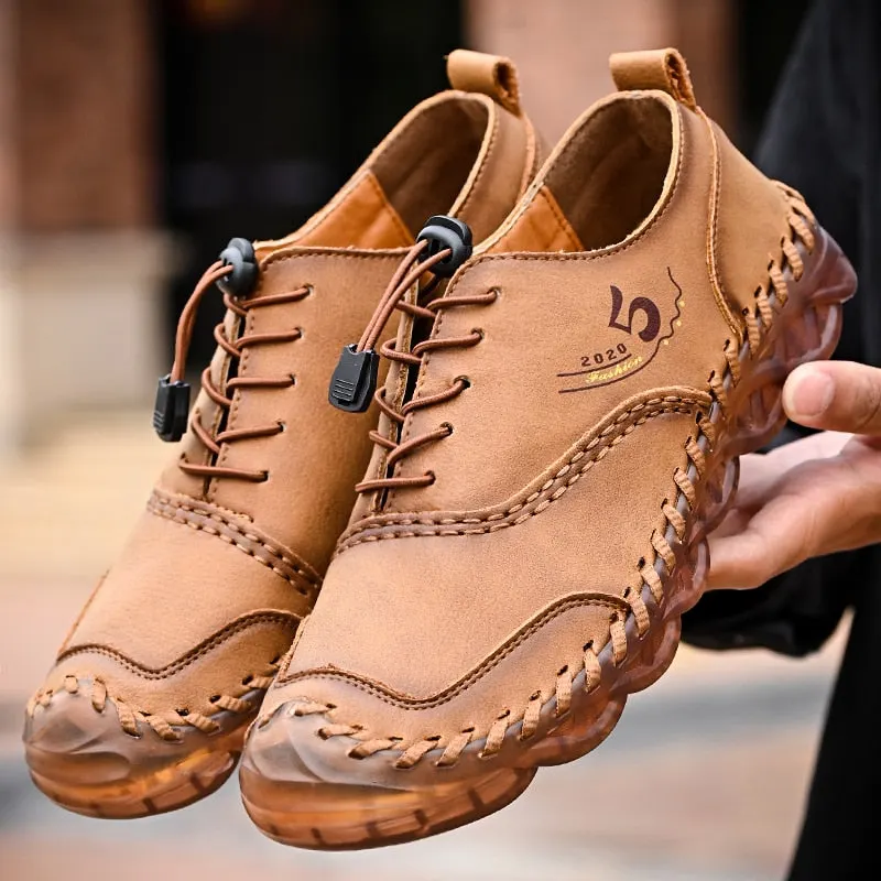Hot Sale Men's Casual Shoes Handmade Leather Mens Loafers Classic Moccasins Breathable Non-slip Men's Sneakers Zapatillas Hombre