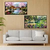 2pcs(70*40cm)Landscape - Full Round Drill Diamond Painting