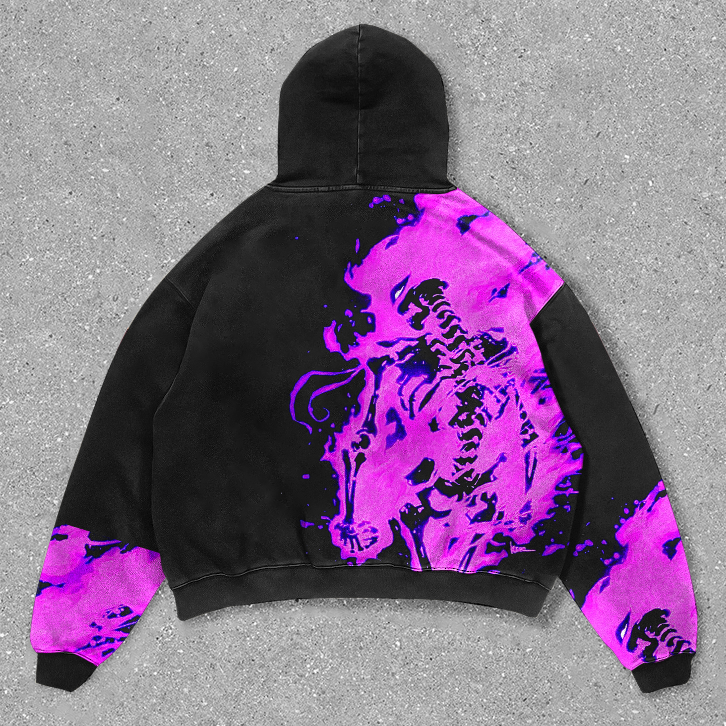 Flaming Skull Hoodie