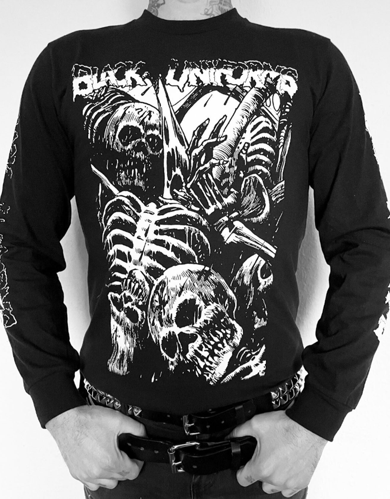 Men's 80s Punk Metal Band Sweatshirt / TECHWEAR CLUB / Techwear