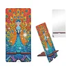 2-Pack Acrylic Peacock Diamond Art Phone Stand & Mirror Kit for Beginner Adult