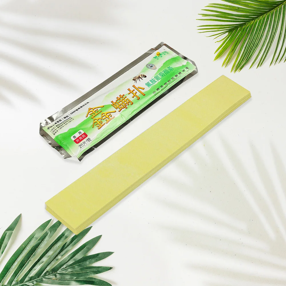 20x Fluvalinate Bee Mite Killer Strips Beekeeping Anti Insect Pest Miticide