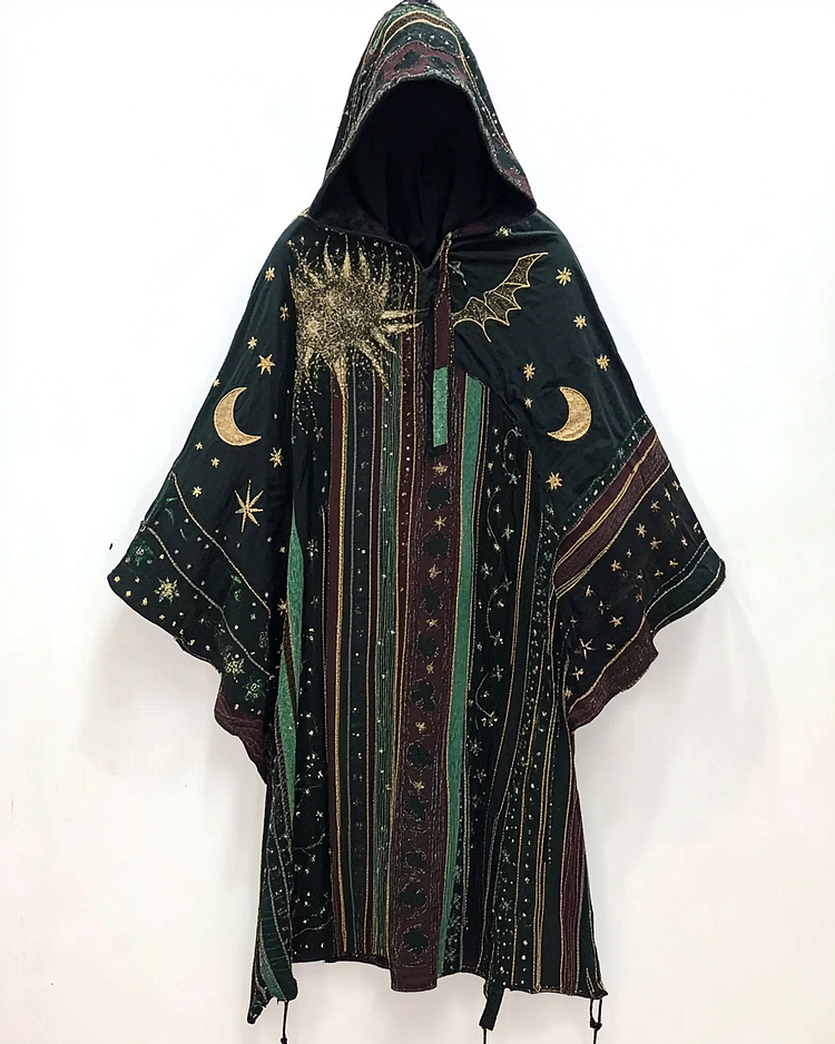 The moon and The stars long wizard cape b508