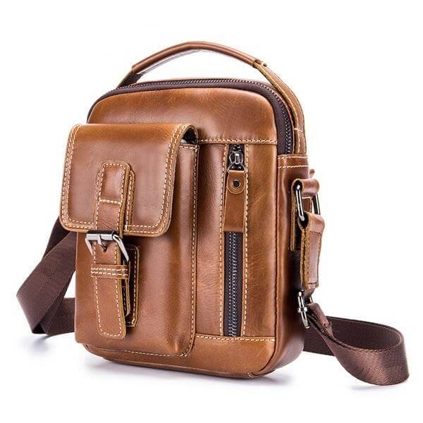 Genuine Leather Shoulder Bags Messenger Bag Casual Tote Bag、、sdecorshop