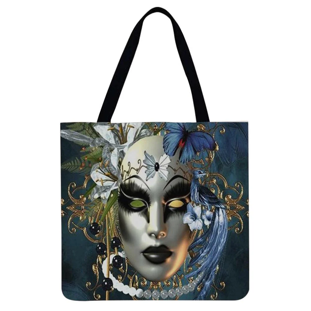 Linen Tote Bag -  Skeleton