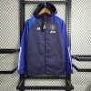 2023/2024 Manchester United Windbreaker Black Blue Football Jersey