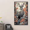 Deer - Round AB Drills Diamond Painting(75*45cm)