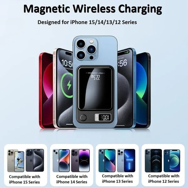 🔥Portable Magnetic Wireless Power Bank