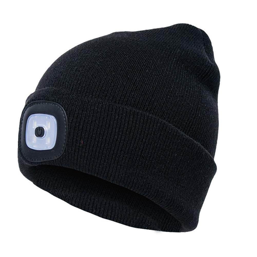 LED Knitted Winter Beanie Hat - tree - Codlins