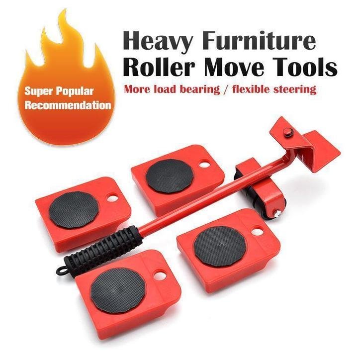 Sliders Kit, Heavy Duty Furniture Lifter with 4 Sliders for Easily