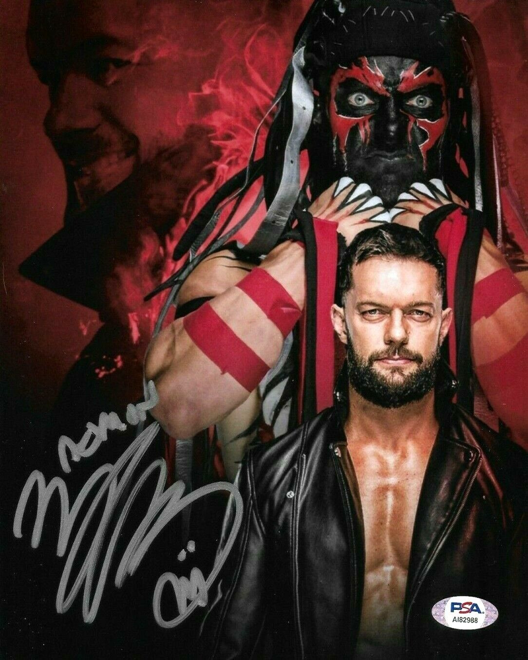 WWE FINN BALOR HAND SIGNED AUTOGRAPHED 8X10 Photo Poster painting WITH PROOF AND PSA DNA COA 22