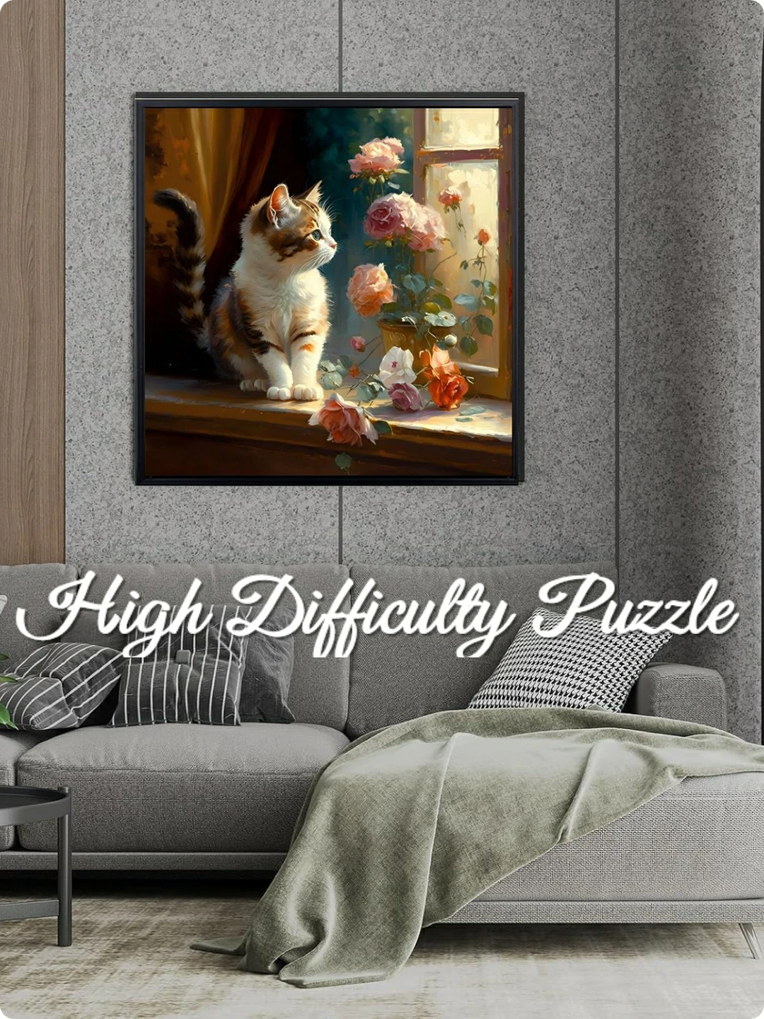 Cat on the Windowsill Jigsaw Puzzle