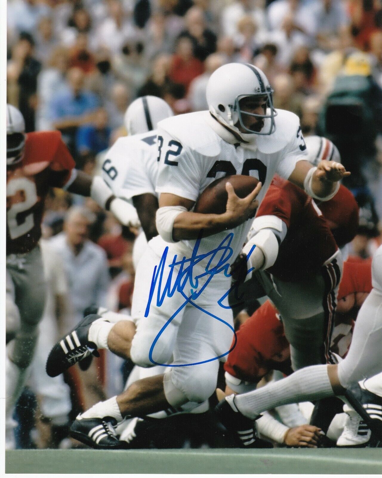 MATT SUHEY PENN STATE NITTANY LIONS ACTION SIGNED 8X10