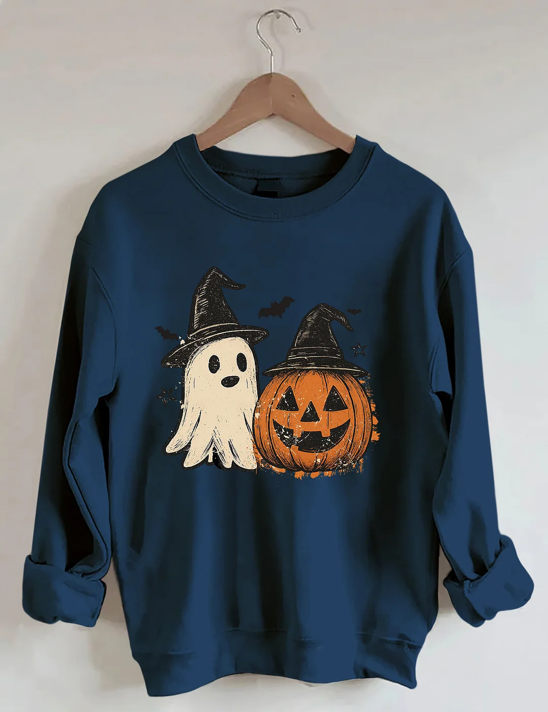 Preppy Floral Pumpkin Sweatshirt