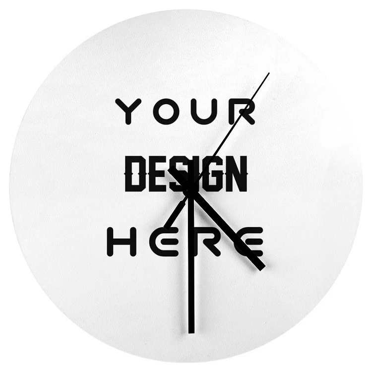 Personalized Design  Wall Decor Simplicity Wooden Clock Full Print-Made in USA