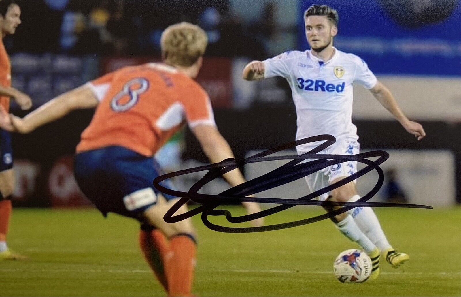 Matt Grimes Genuine Hand Signed Leeds United 6X4 Photo Poster painting