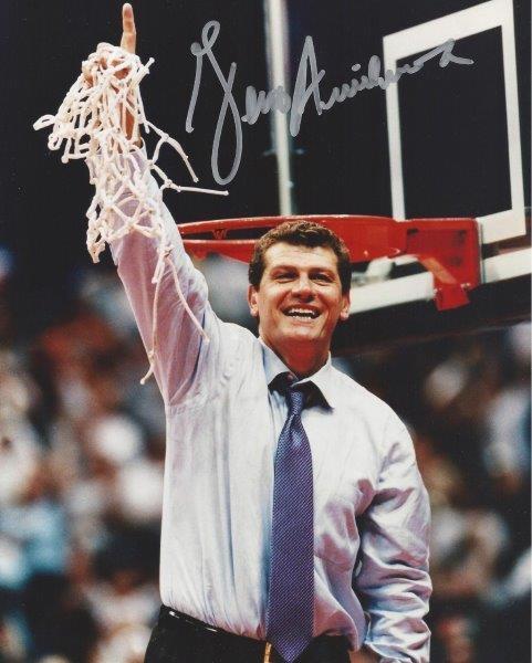 REPRINT - GENO AURIEMMA Uconn Huskies 8 x 10 Photo Poster painting Poster RP Connecticuit