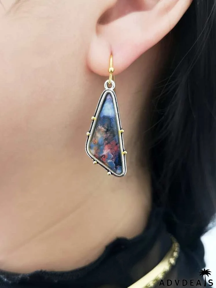Geometric Drop Earrings