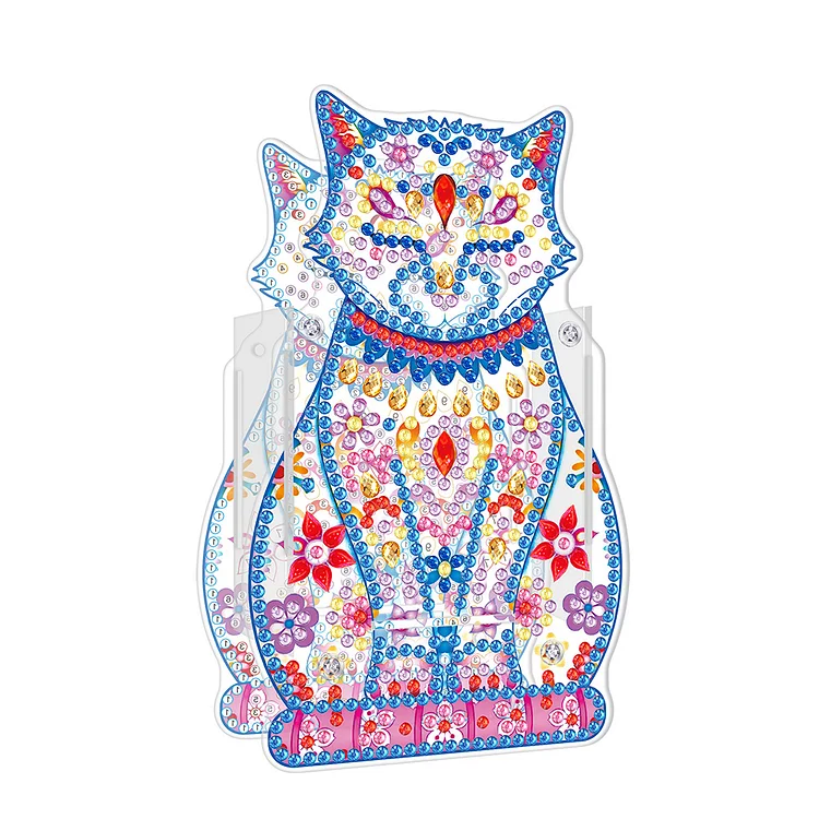 DIY Diamond Art Bookmarks Art Craft 5D Cat Paw Triangle for Beginner Adults  Kids