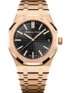 Rose Gold 904L Steel Black - Automatic Watch - 41mm