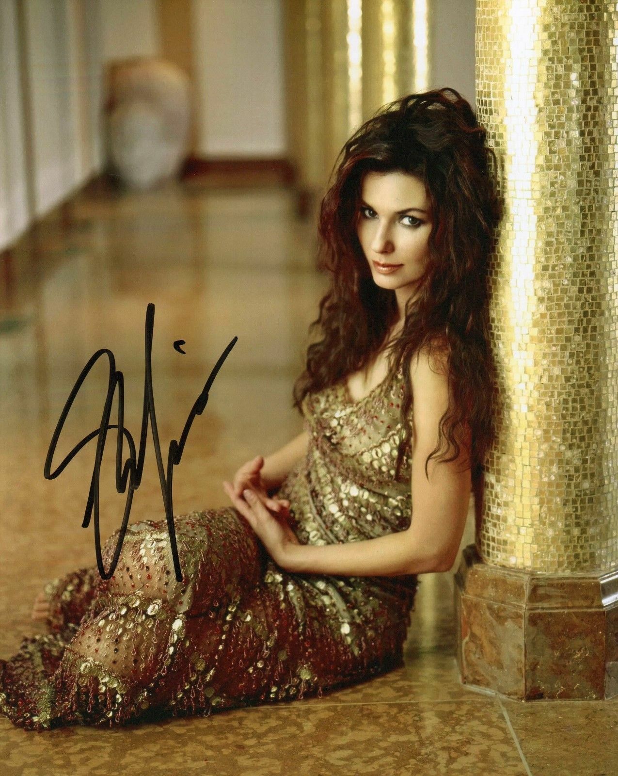 SHANIA TWAIN AUTOGRAPHED SIGNED A4 PP POSTER Photo Poster painting PRINT 8