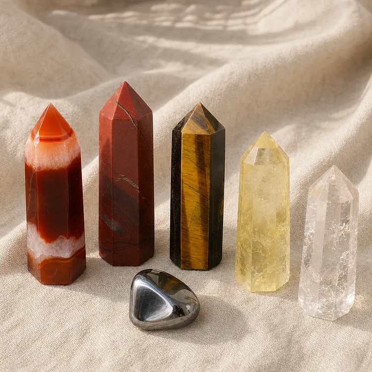 37Necklaces Creative Fire Crystal Set