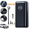 150PSI Cordless Tire Pump 1500mAh Portable Air Pump Rechargeable Digital Display