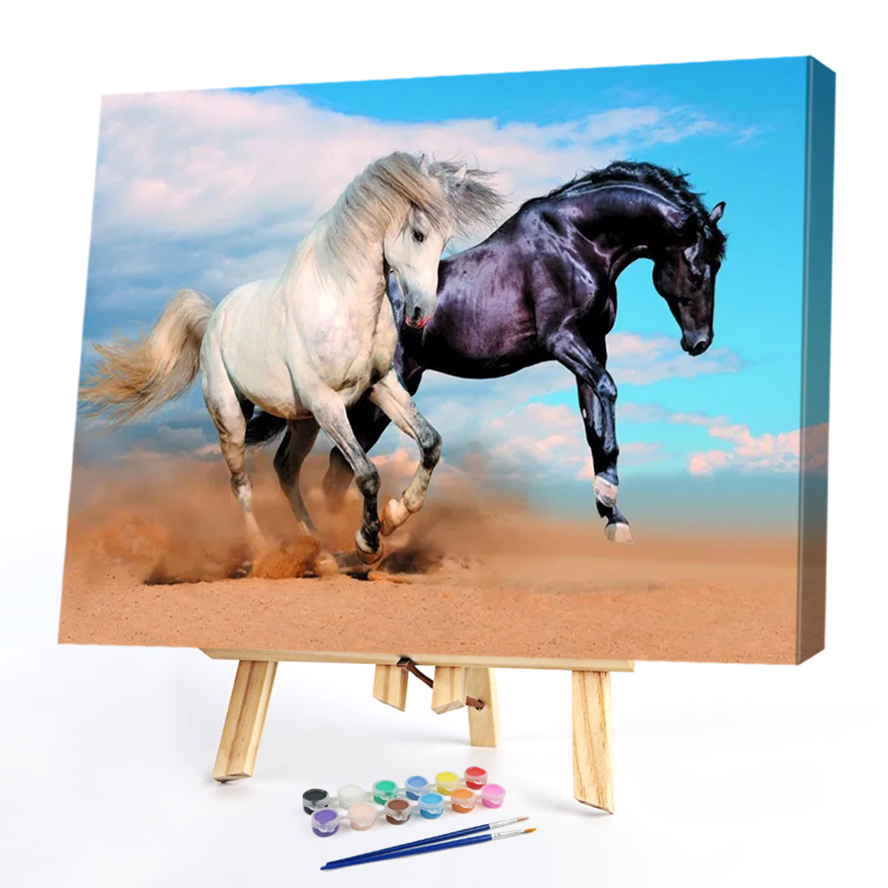 

40*50CM - Paint By Numbers - Fine Horse, 501 Original