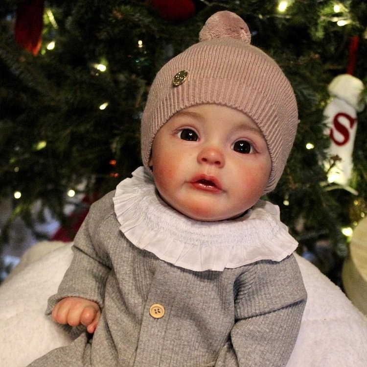  22" Real Lifelike Awake Silicone Reborn Toddler Baby Girl Doll Named Scarlett - Reborndollsshop®-Reborndollsshop®