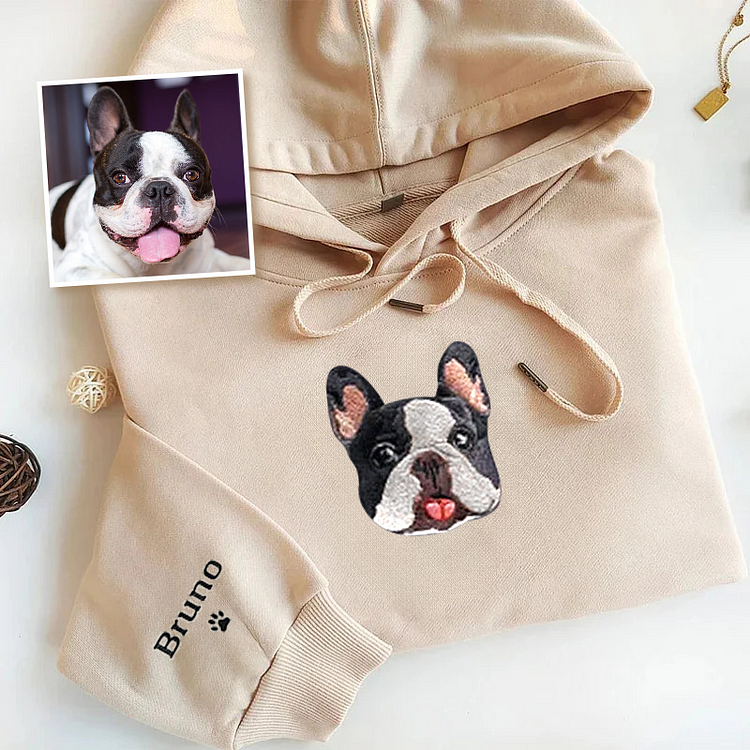 French Bulldog Lover Custom Embroidered Sweatshirt Hoodie T-shirt