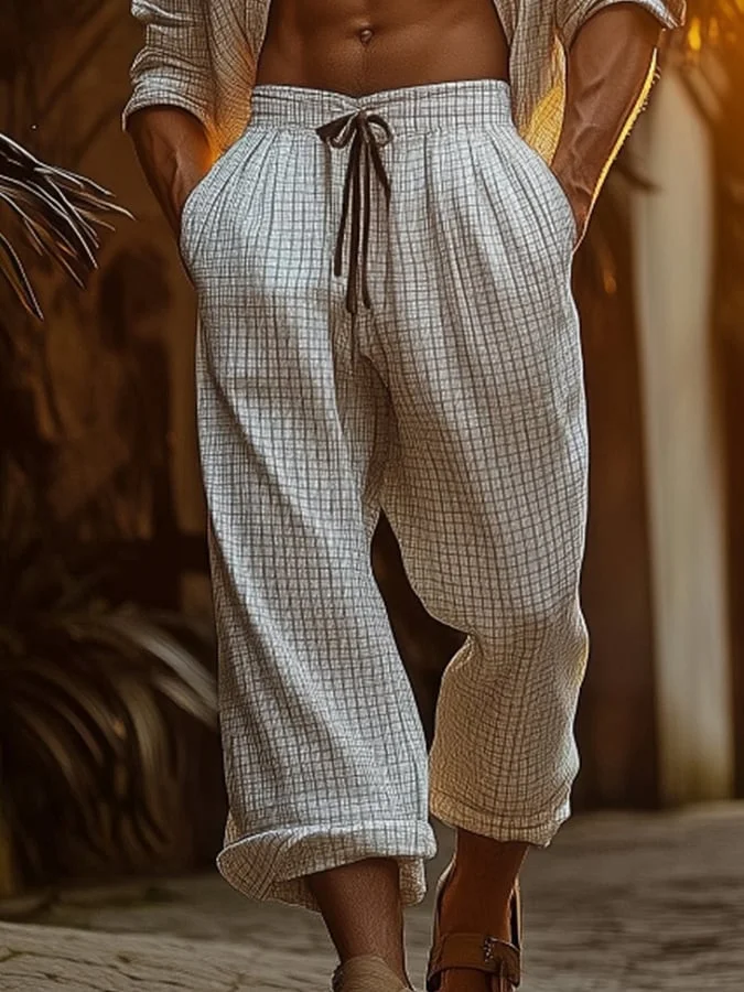 Men's Loose-Fitting Shorts With Pockets 